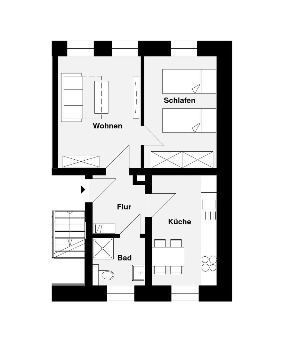 בראונשווייג Apartments An Der Kreuzstrasse מראה חיצוני תמונה